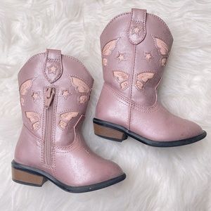 Cat & Jack Pink Cowgirl Boots